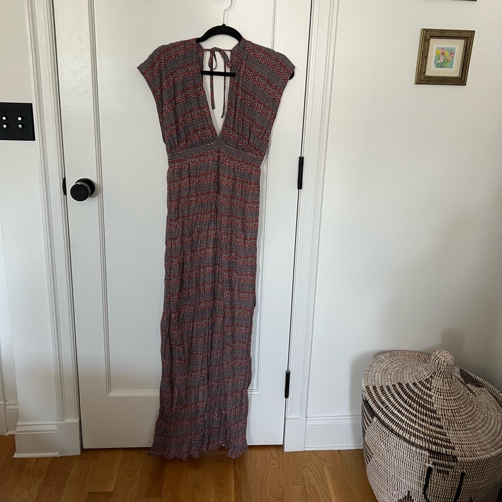 Printed maxi dress